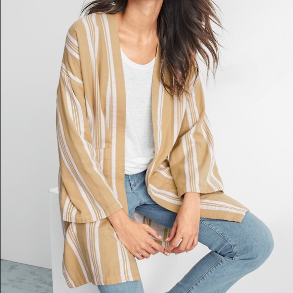 Eileen Fisher Organic Cotton Kimono Jacket